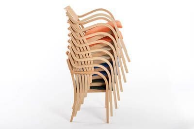 Bequeme Armlehnenstühle aus Holz